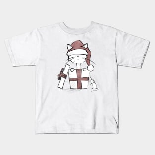 Christmas Kitty Kids T-Shirt